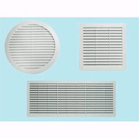 Griglia di aerazione ABS - Tonda Ø mm. 80/125 con molla 1 Pz