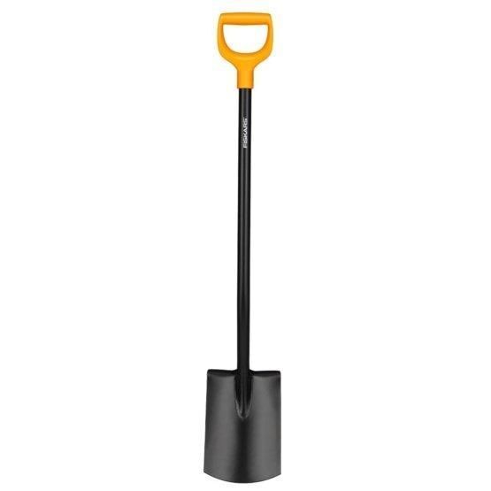 Fiskars 131403 Spade Plastica, Acciaio Nero, Arancione