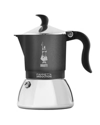 Bialetti Fiammetta Induction Moka 0,13 L Nero, Argento