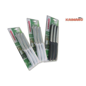 Kaimano Coltello da Tavola Italicus 6 Pezzi nero