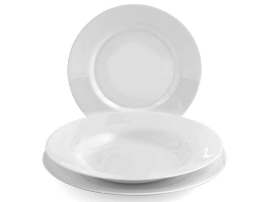 Bormioli Rocco S1kng16 Servizio Tavola 18 Pezzi Toledo Bianco