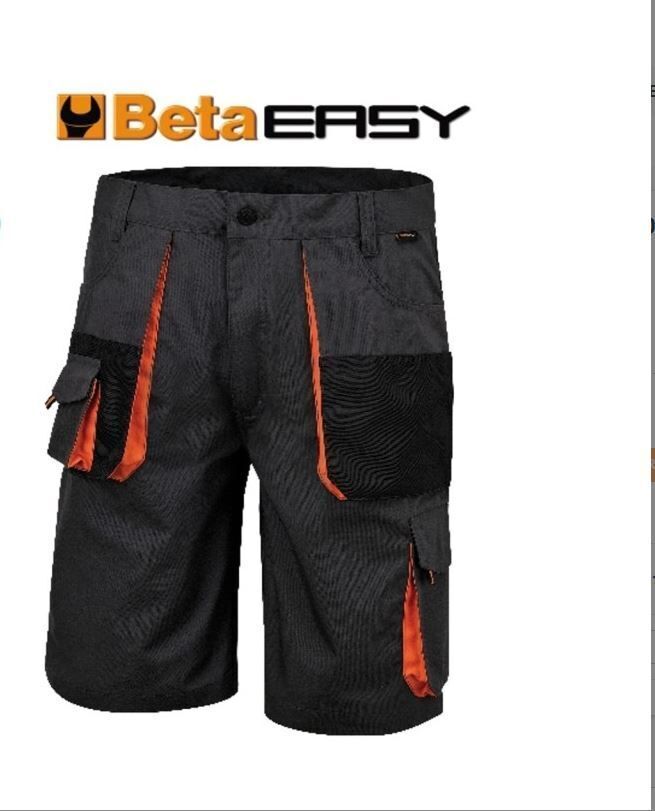 BETA Bermuda easy twill 180gr grey tg.xxxxl