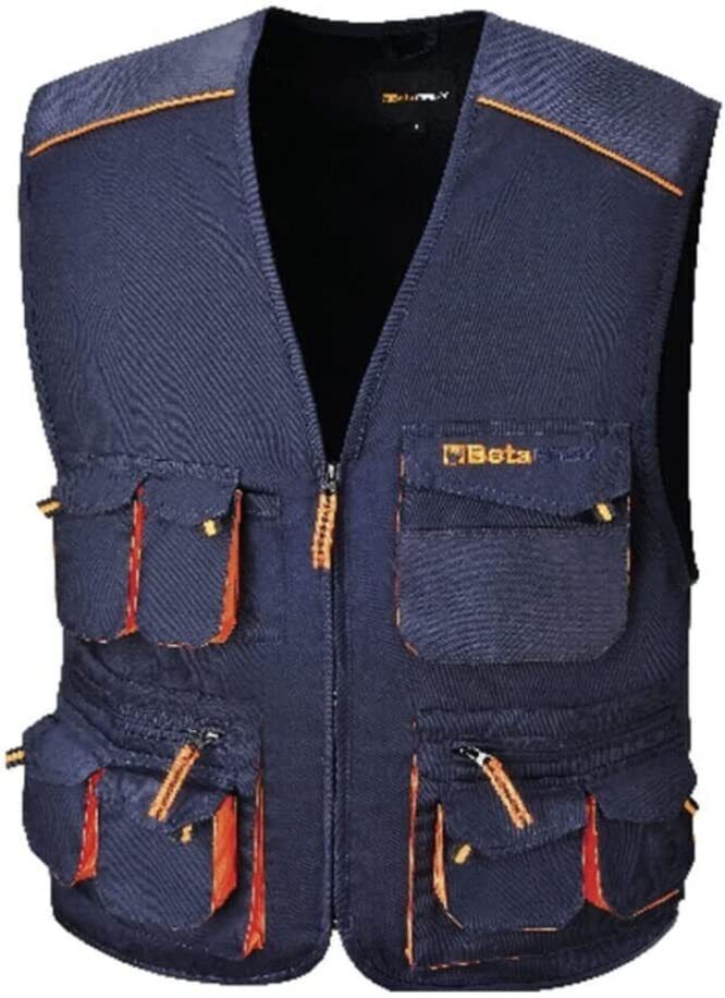BETA Gilet easy twill 180gr blue tg.xs
