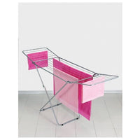 STENDIBIANCHERIA CAVALLETTO IN METALLO CON ALI 18 METRI VERNICIATO VULCANO