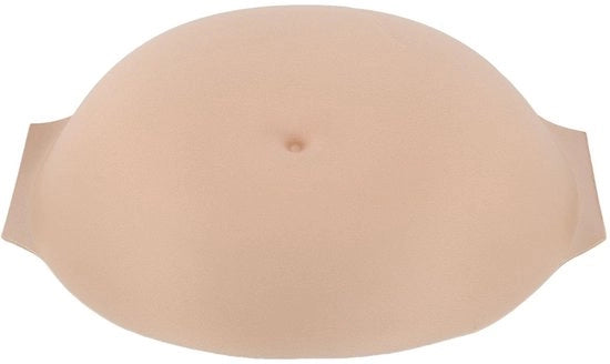 Pancia Finto Gravidanza Leggera - Schiuma Espansiva - Respirante - Soffice - Chiusura a Cerniera - Adatto per Feste/Spettacoli - Pancia Gravidanza
