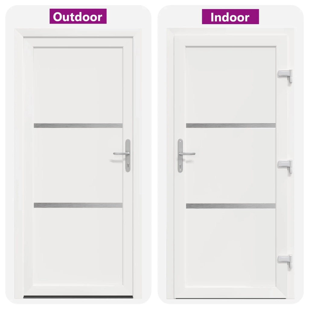Porta Frontale Bianco 98 x 208 cm PVC 3445733