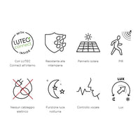 APPLIQUE SOLARE TUDA 3 LUCI 13W 2700 / 6500 K 1500