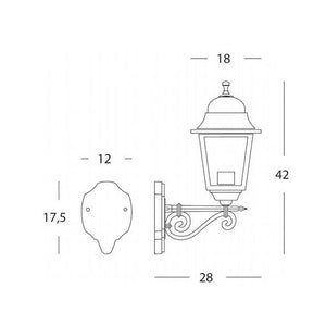 APPLIQUE MEDIA IN ALTO BIANCA ARGENTO OLD