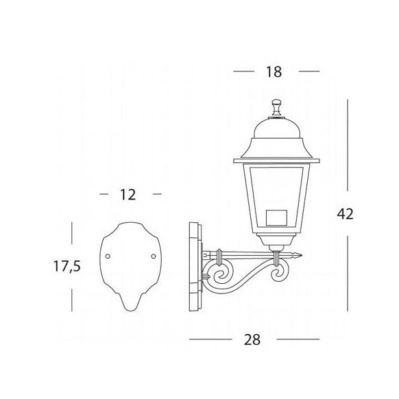 APPLIQUE MEDIA IN ALTO BIANCA ARGENTO OLD