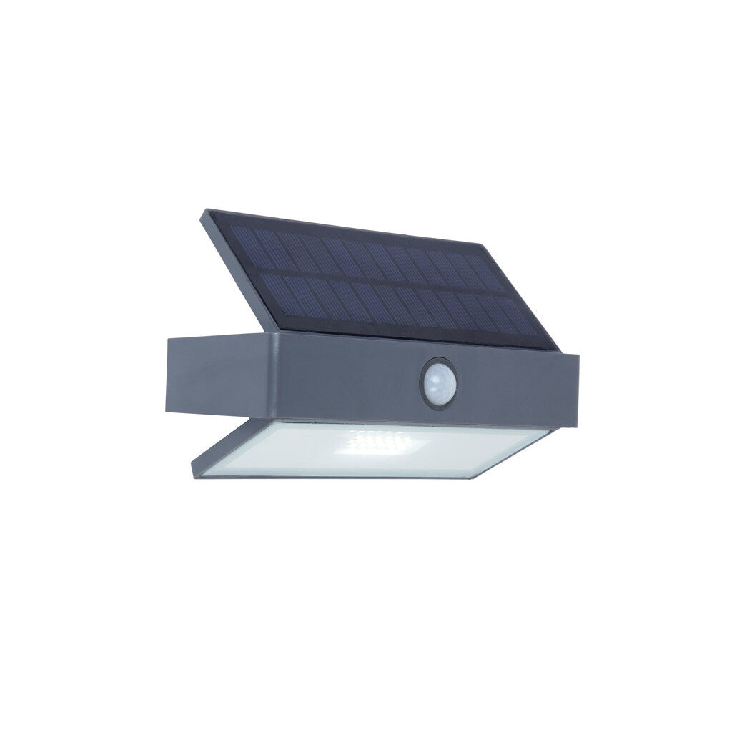 APPLIQUE SOLARE LED ARROW 2.3W 5000K 18X7XH11CM GR