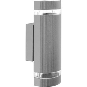 APPLIQUE RAFFAELLO 2X GU10 11X10XH25CM IP54 SILVER