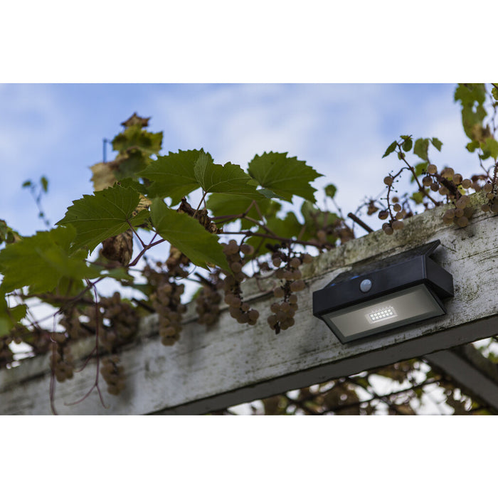 APPLIQUE SOLARE LED ARROW 2.3W 5000K 18X7XH11CM GR