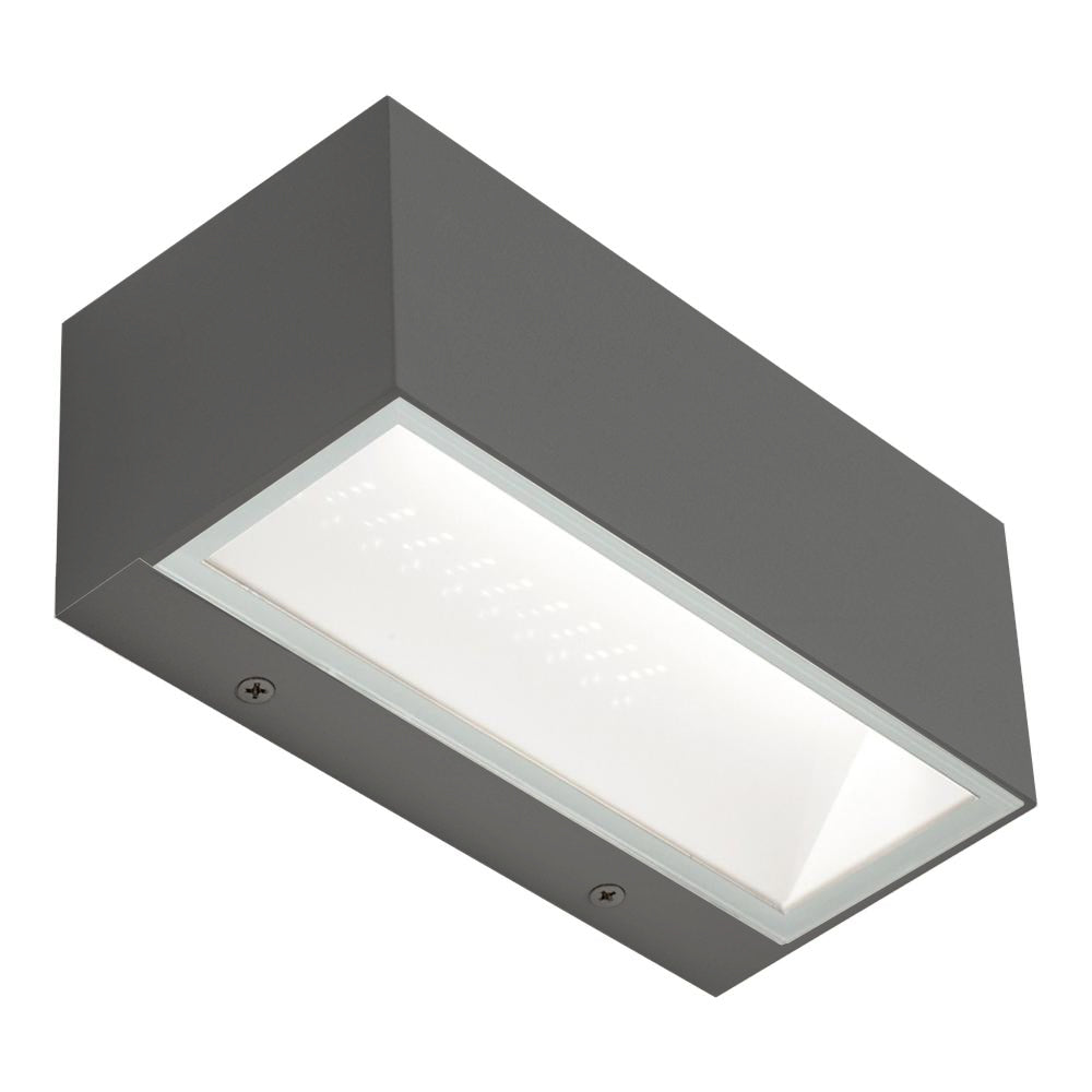 APPLIQUE LED BOX 11W 4000K 19X9XH8CM GRAFITE IP65