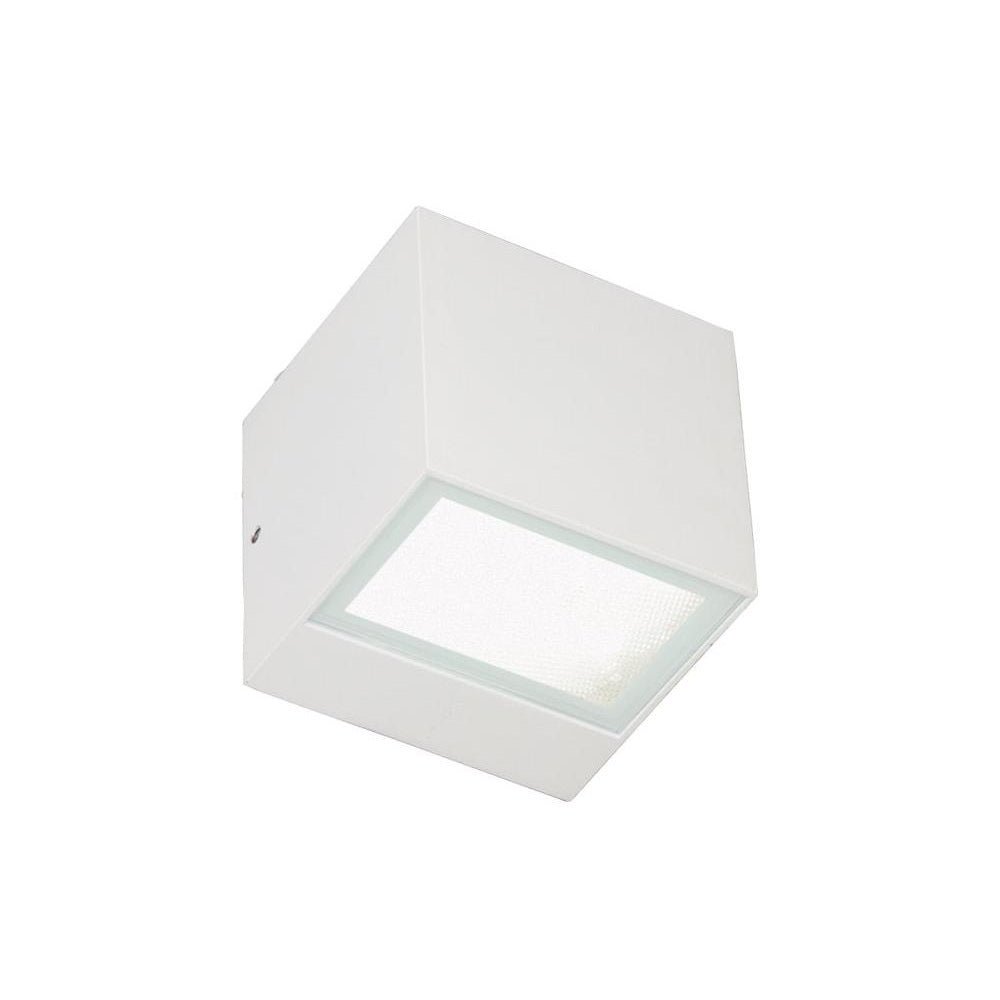 APPLIQUE LED BOX MINI 5,5W+5,5W 4000K 9X9XH9CM BIA