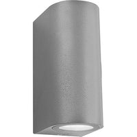 APPLIQUE TIZIANO 2X GU10 7X9XH15CM IP44 SILVER