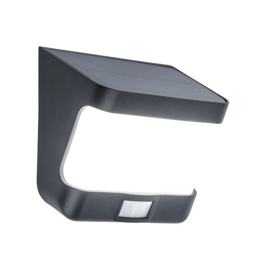 APPLIQUE SOLARE LED TRY 8W 5000K 12X12XH70CM GRIGI