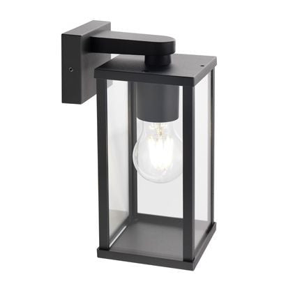 AUREA APPLIQUE IN BASSO E27 NERO