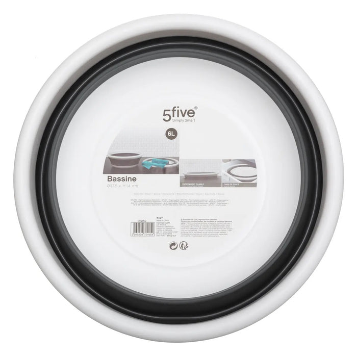 BACINELLA PIEGHEVOLE 6L D.38XH14/5CM IN TERMOPLAST