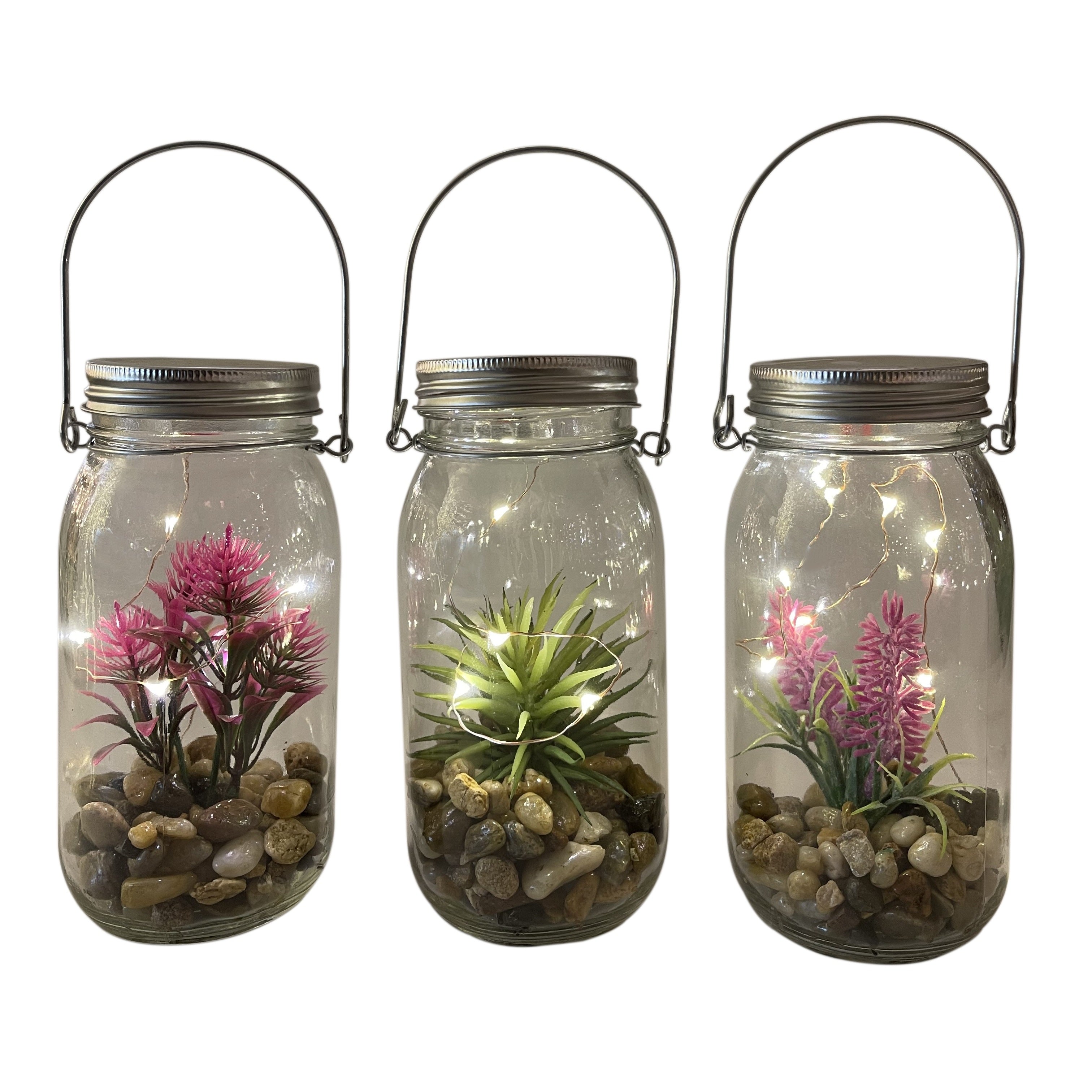 BARATTOLO GARDEN D.9XH17CM CON LED.