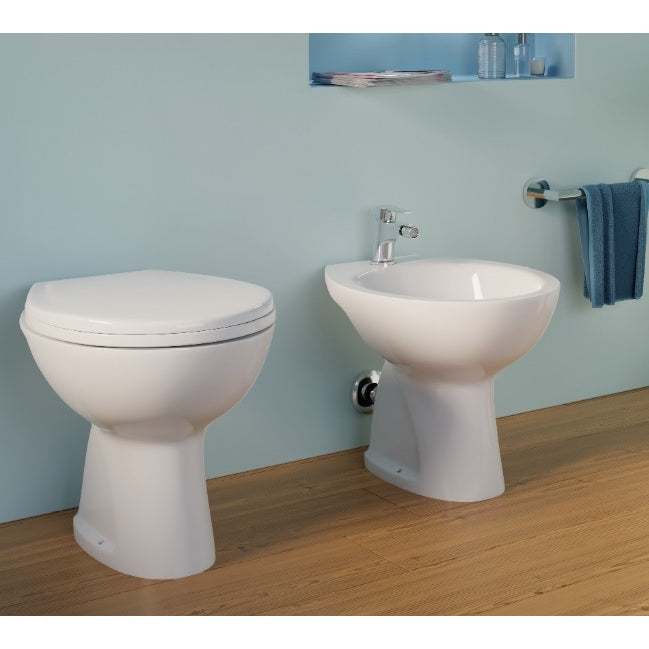 BIDET IDRO IN CERAMICA BIANCA A TERRA