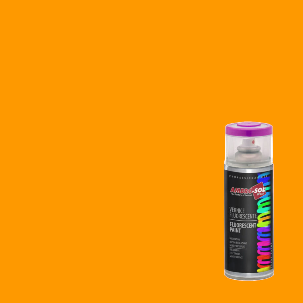 SMALTO FLUORESCENTE 400ML ARANCIO SPRAY