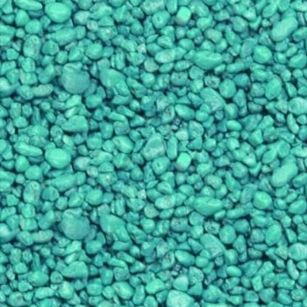 Aquael Decoris Gravel 2-3mm 1Kg - Ghiaia decorativa per acqua dolce-Vari colori Colore: Turchese