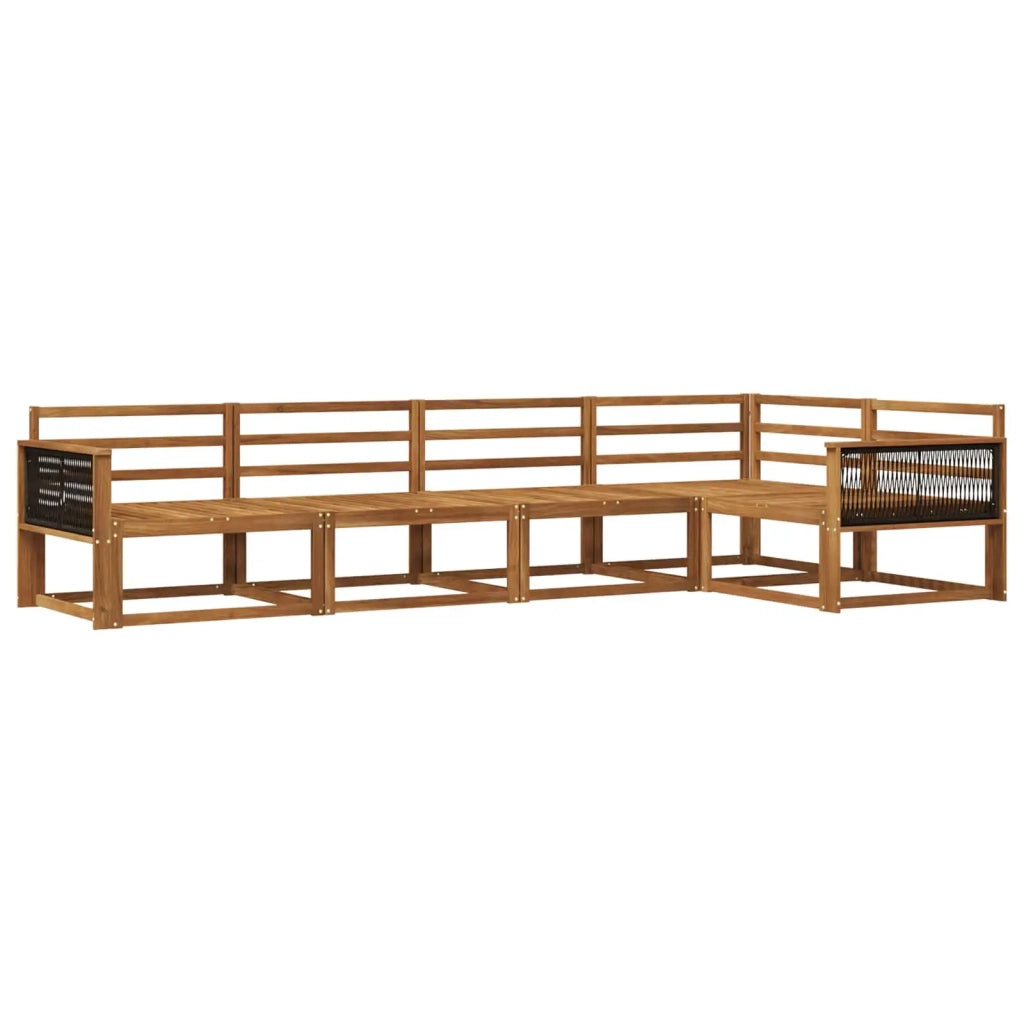 Set di divani da esterno 5 pcs Naturale 3382562
