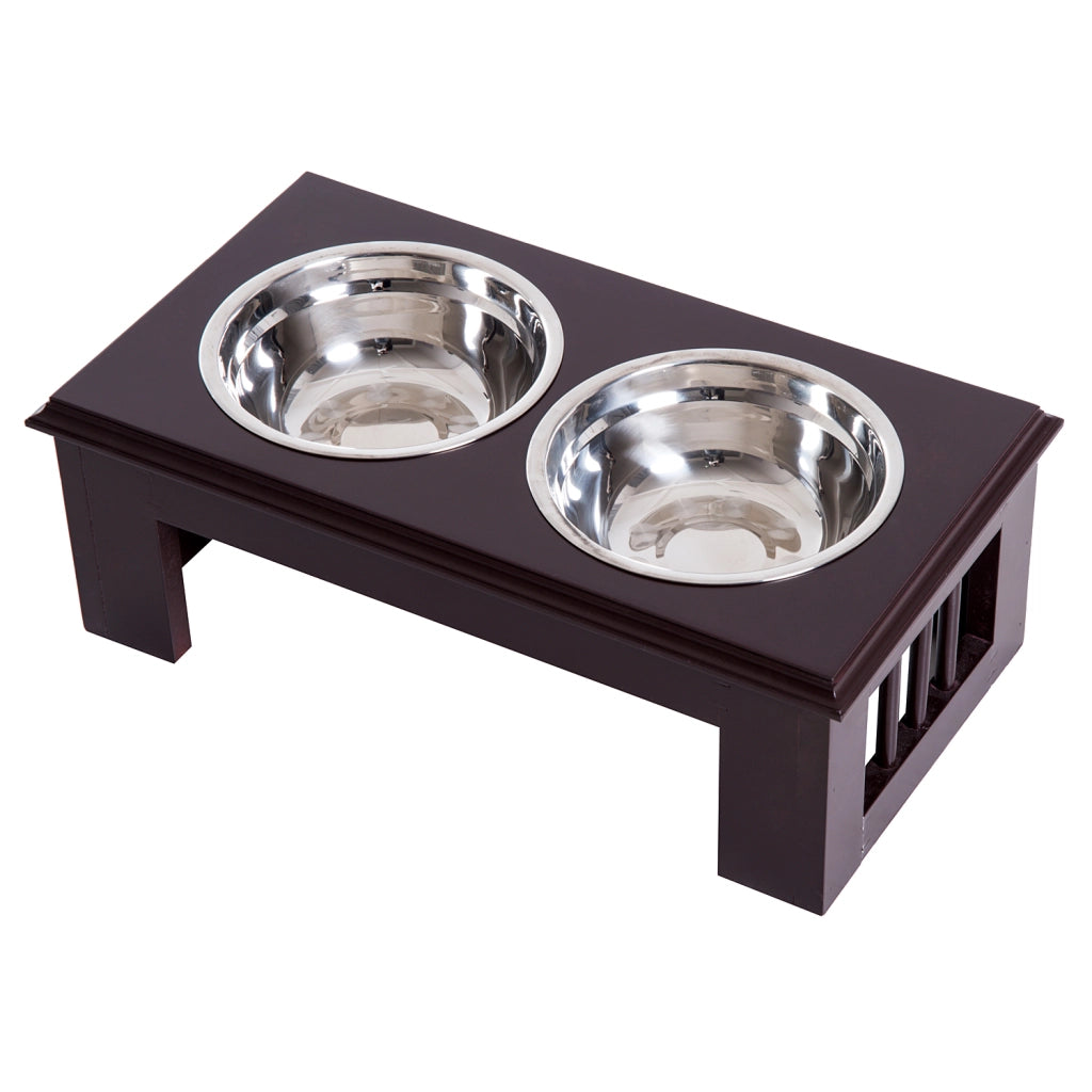 Ciotola per Cani Elevata con 2 Ciotole in Acciaio Inox 900ml ¨C Minimal ¨C 2x900ml