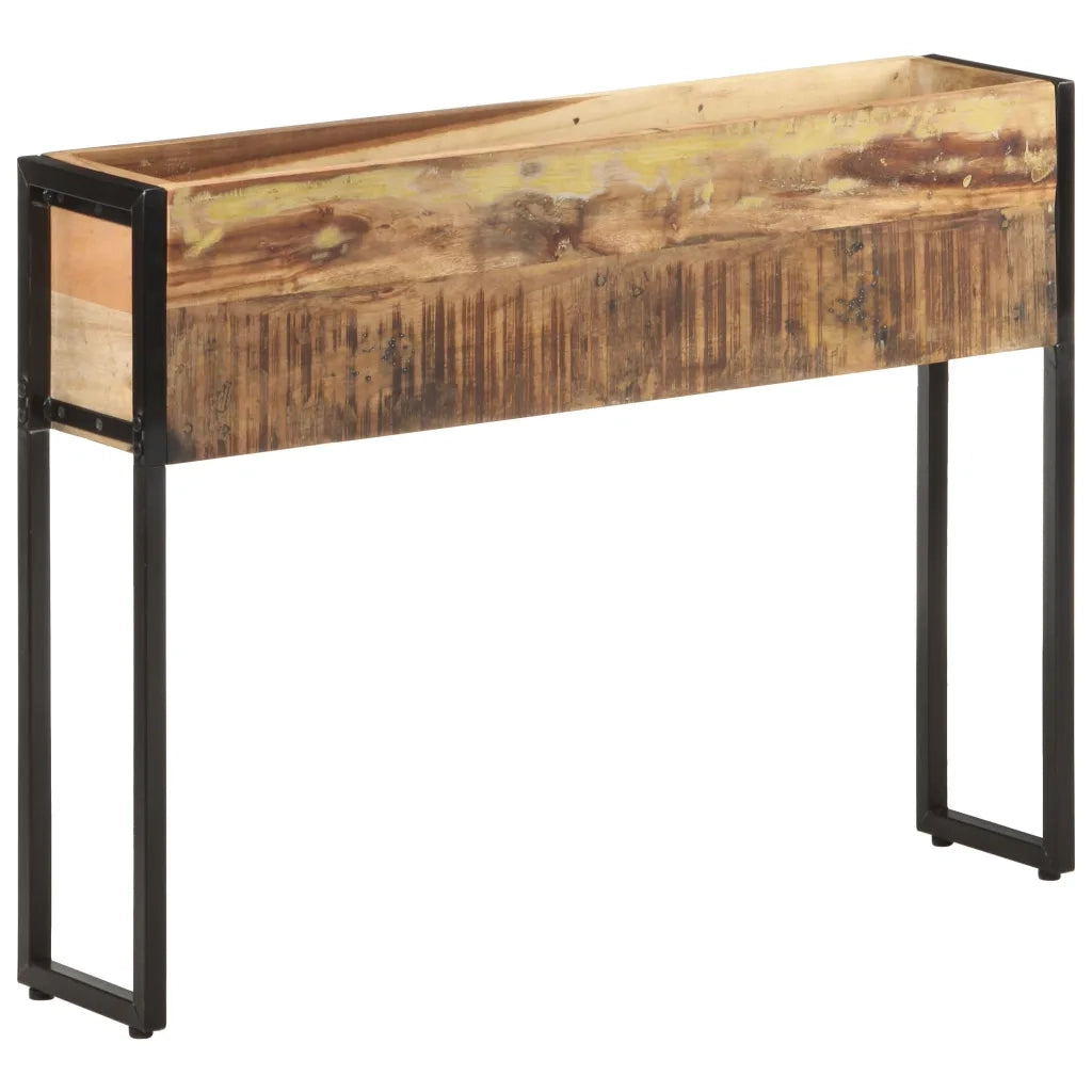 Fioriera 90x20x68 cm in Legno Massello di Recupero 321940