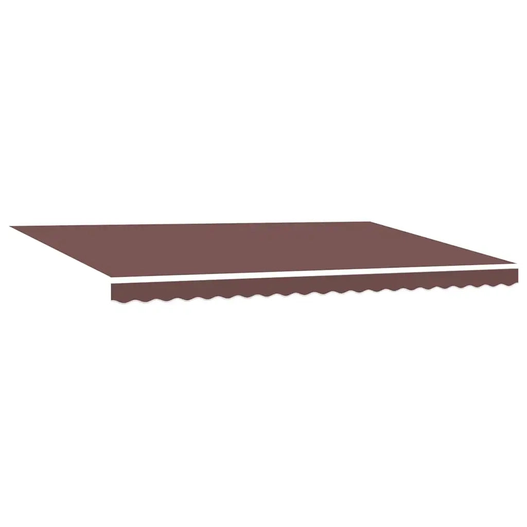 Tenda Sole Retrattile Manuale 500x300 cm Marrone 3215722