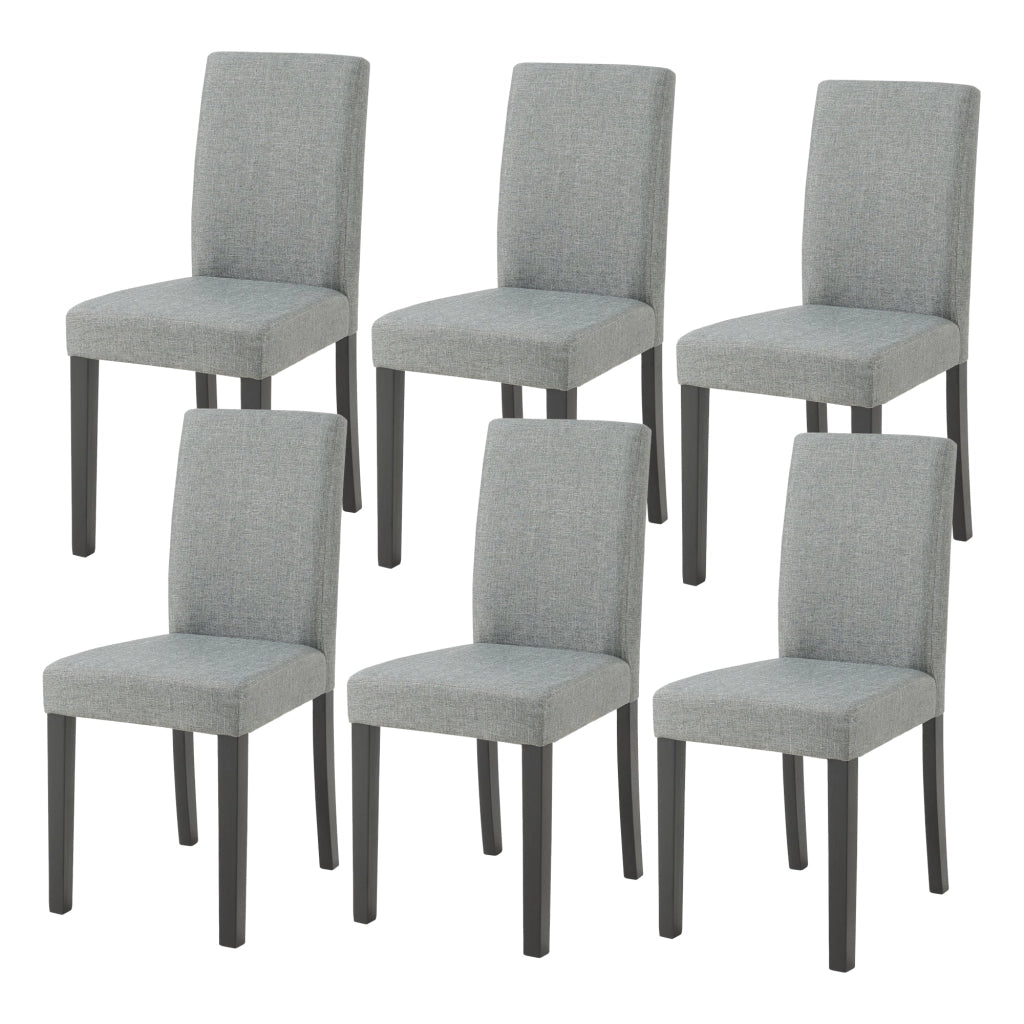 Set di 6 sedie da pranzo grigio chiaro 03_0009898