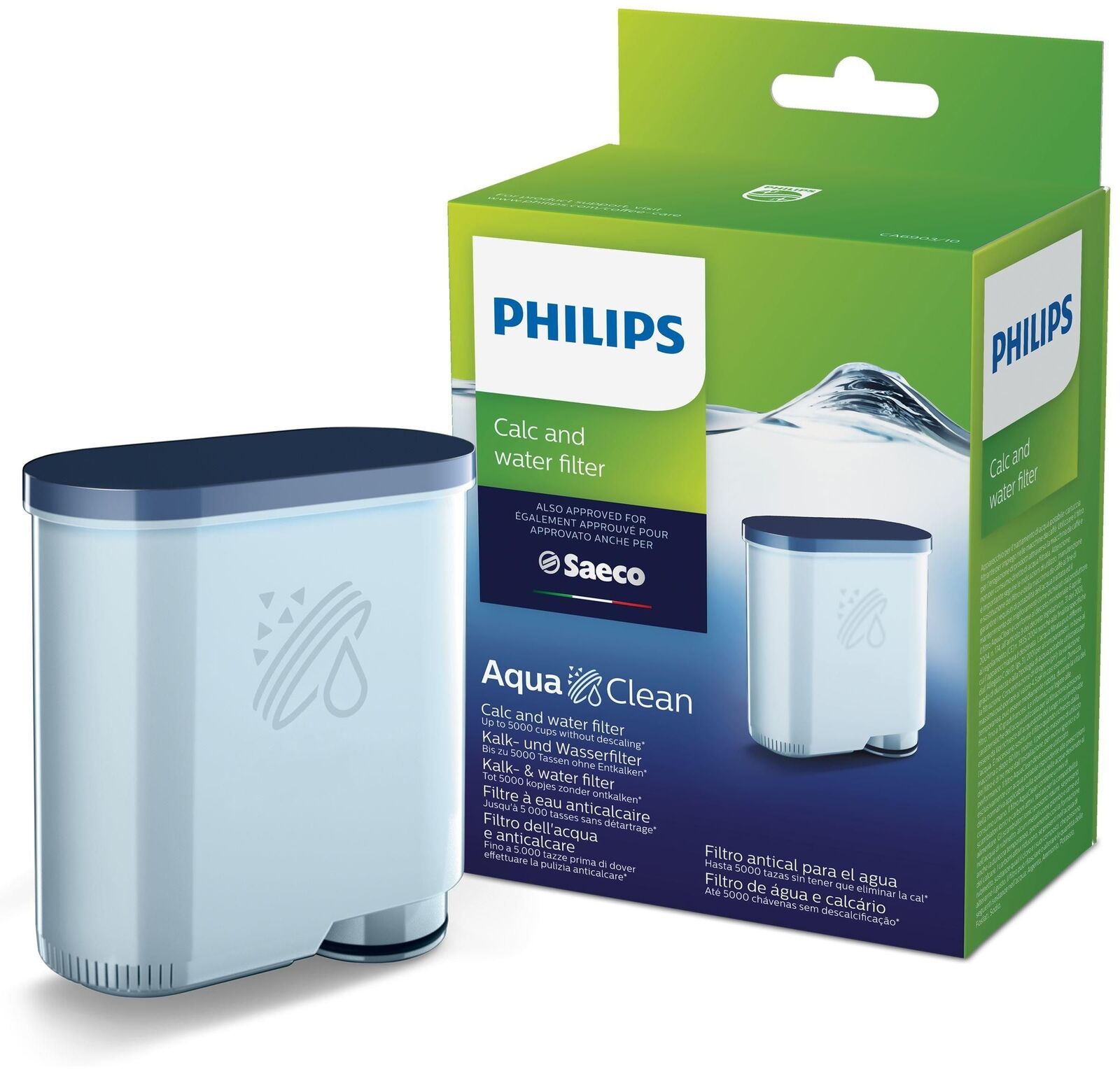 Philips Stesso filtro anticalcare e acqua di CA6903/00