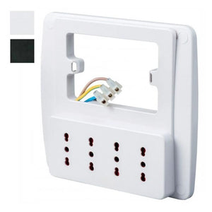Rosi Multipresa a Parete 4 Prese 10 16A Bianco Smart