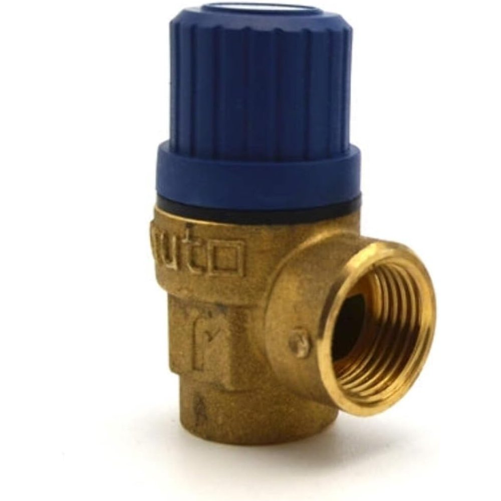 Valvola di sicurezza per caldaia 1/2 ff 3 bar con attacco manome