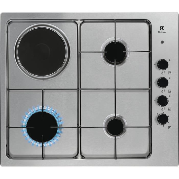 Electrolux EGL62821OX Acciaio inossidabile Da incasso 58 cm Combi 4 Fornello(i)