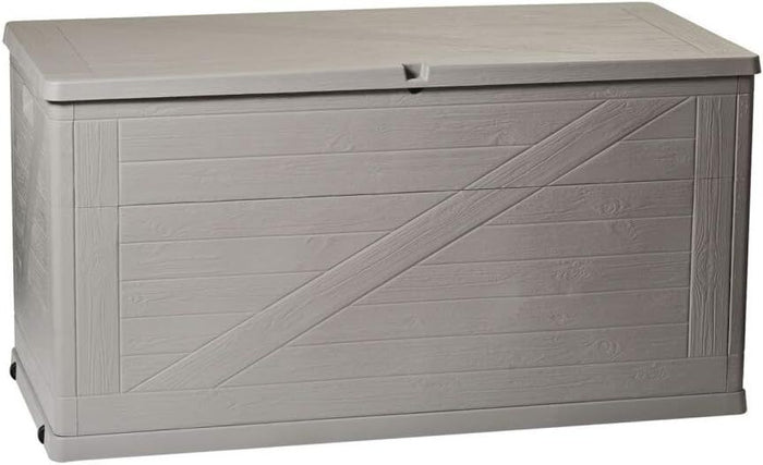 Toomax Baule Multiuso Wood da Esterni 420L rifinitura Effetto Legno cm 120x56x63h Art. 163
