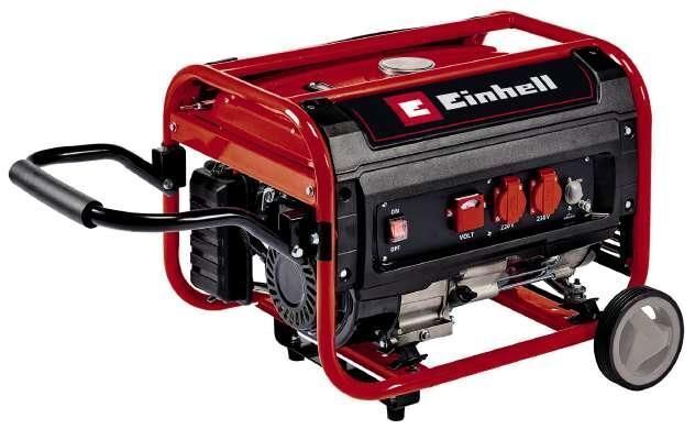 Einhell TC-PG 35/E5 gruppo elettrogeno 4100 W 15 L Benzina Nero, Rosso