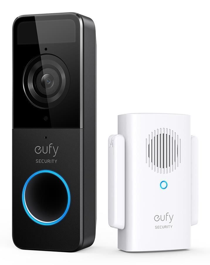 Eufy Video Doorbell 1080p Nero, Bianco