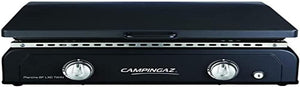 Camping Gaz Piastra Cottura Plancha BF LXD Twin, Nero Doppia Superficie di Cottura, Facile Pulizia e Resistenza alle Alte Temperature