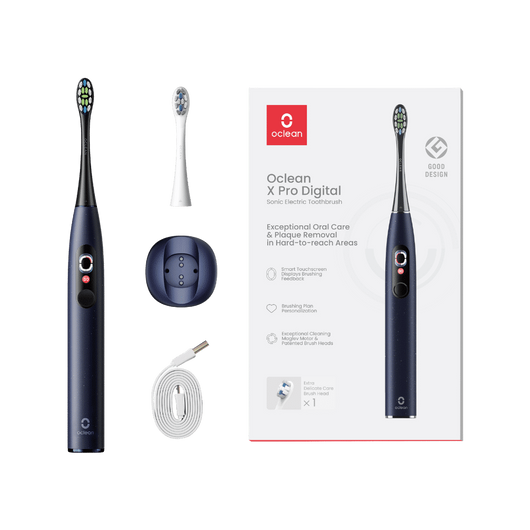 Oclean Spazzolino Elettrico X Pro Tecnologia Avanzata Colore Blu