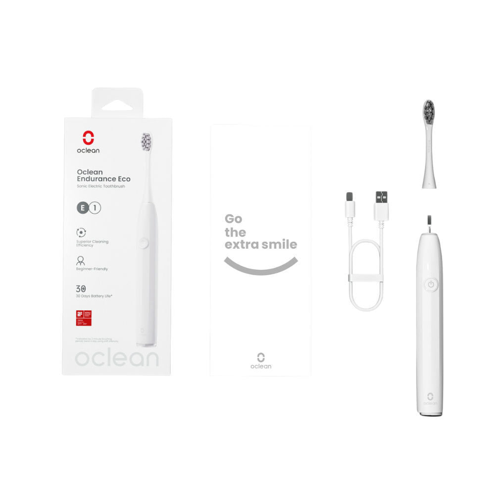 Oclean Endurance Eco Spazzolino Elettrico Bianco