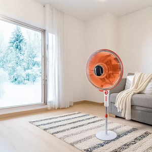 Stufa al carbonio a piantana 1100W incandescenza Timer risparmio energetico 220V