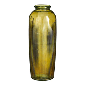 BOTTIGLIA ESMERALDA D.30XH70CM OCRA