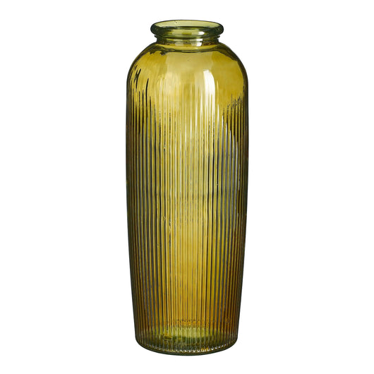 BOTTIGLIA ESMERALDA D.30XH70CM OCRA