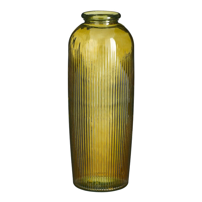 BOTTIGLIA ESMERALDA D.30XH70CM OCRA