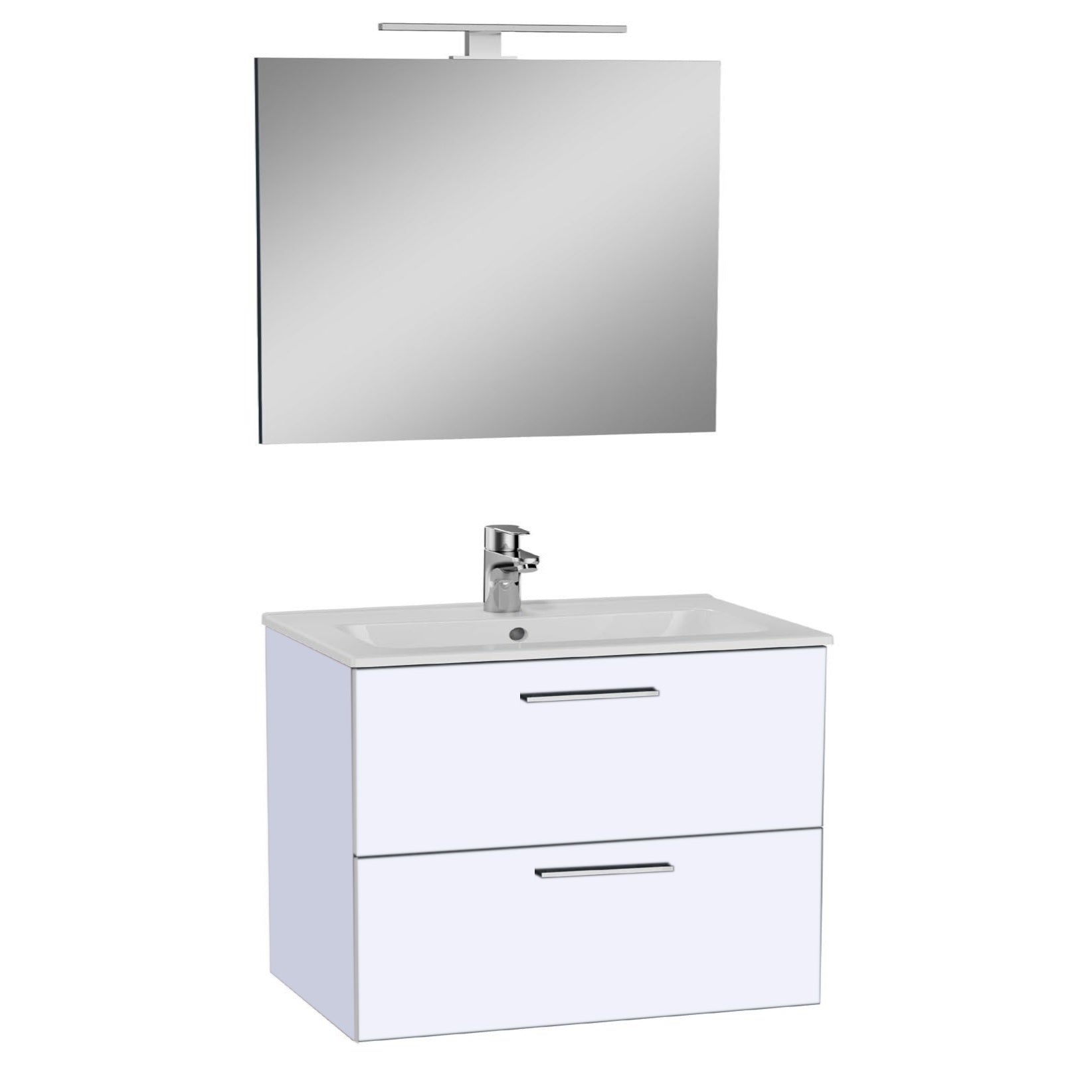 MOBILE BAGNO MIA 80X40CM BIANCA LUCIDA SOSPESO