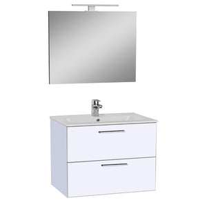 MOBILE BAGNO MIA 80X40CM BIANCA LUCIDA SOSPESO