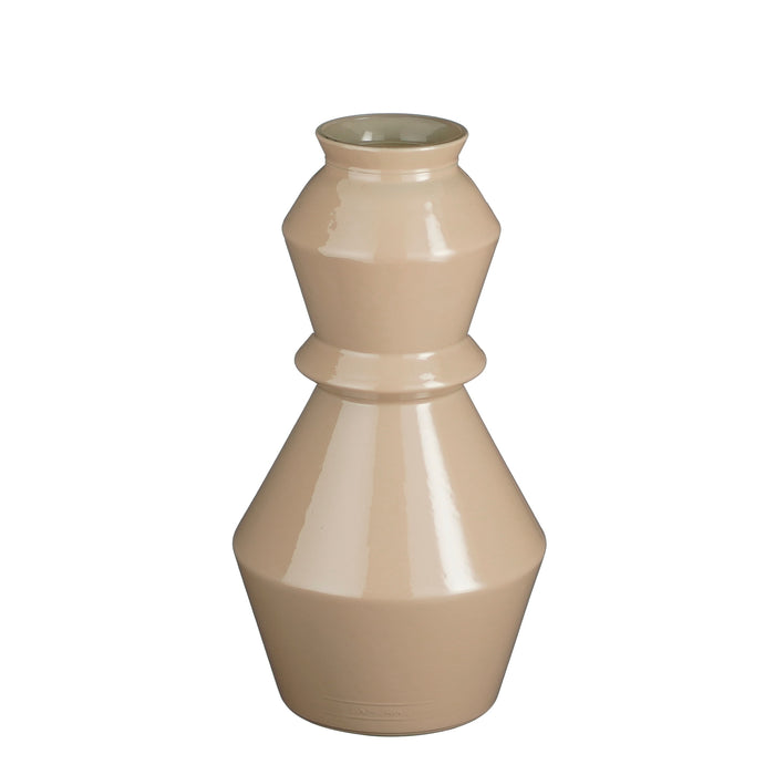 VASO ASHTON D.16XH30CM TORTORA