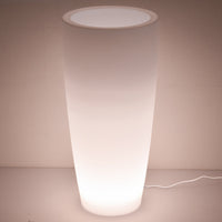 Vaso Luminoso da Giardino a LED Ø43 cm in Resina 5W Cypress Bianco Neutro