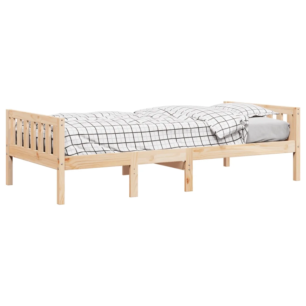 Letto per Bambini senza Materasso 80x200 cm Legno Massello Pino 855024